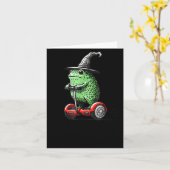 Carte Whimsical Frog Wizard Off To Commit Tom Foolery Fr (Fleur jaune)