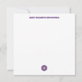 Carte Whimsical Hello Note (Dos)