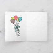 Carte Whimsical Joyeux Anniversaire (Intérieur)