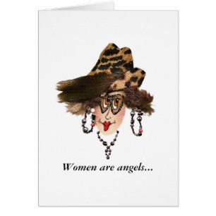 Carte Whimsical Lady Angel
