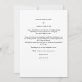 Carte Whimsical MR & MR Gay Christmas Wedding Photo (Dos)