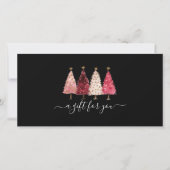 Carte Whimsical Red Pink Black Salon Certificat cadeau (Devant)