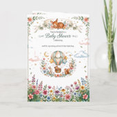 Carte Whimsical Starry Meadow Illustration (Dos)