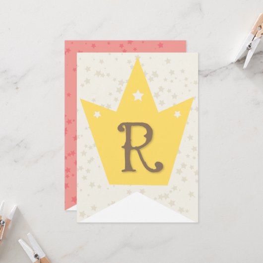 Carte Whimsical Sweet Fairy Princesse Fille Fête d'anniv (Devant/Arrière en situation)