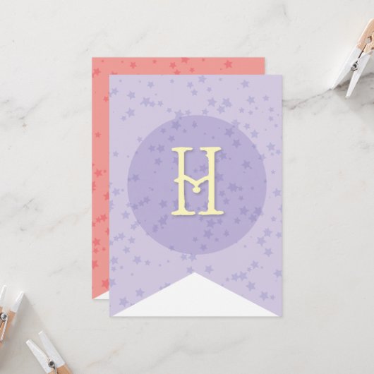 Carte Whimsical Sweet Fairy Princesse Fille Fête d'anniv (Devant/Arrière en situation)