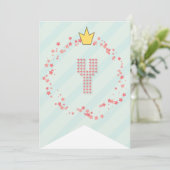 Carte Whimsical Sweet Fairy Princesse Fille Fête d'anniv (Debout devant)