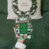 Carte Whimsical What a Year Photo Collage Noël