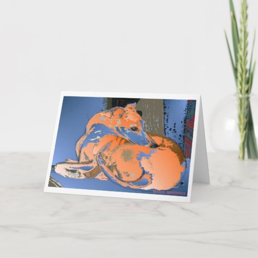 Carte Whippet Hound (Maddie) (Devant)