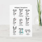 Carte Whippet Semaphore (Devant)