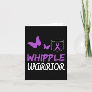Carte Whipple Guerrier Purple Ribbon Cancer Pancréatique
