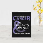 Carte Whipple Warrior Pancreatic Cancer Awareness Don 1 (Fleur jaune)