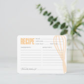 Carte Whisk rétro en Pêche | Recette (Debout devant)
