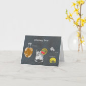 Carte Whiskey Sour (Fleur jaune)