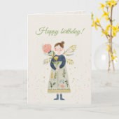 Carte Whispers of Angelic Joy (Fleur jaune)