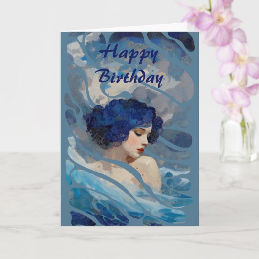 Carte Whispers of the Ocean Goddess (Orchidée)