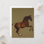 Carte Whistlejacket le Cheval (par George Stubbs) (Devant/Arrière en situation)