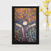 Carte "Whistling Angel" (Fleur jaune)