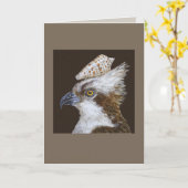 Carte Whit the osprey card (Fleur jaune)