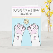 Carte White Cat Patrouille Fille Fête des mères (Fleur jaune)