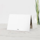 Carte White Chien Fleurs "Penser à vous" (Dos)