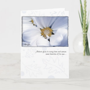 Carte White Dahlia by Anna Wight