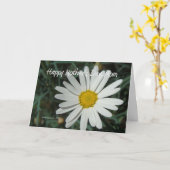 Carte White Daisy (Fleur jaune)