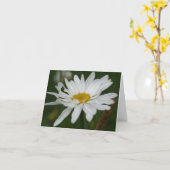 Carte White Daisy Flower Photography Note (Fleur jaune)