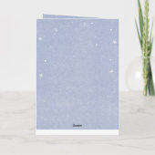 Carte White Dove Happy Hanoukka Sparkles & Snowflakes (Dos)