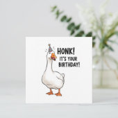 Carte White Duck - Happy Birthday Greeting card (Debout devant)
