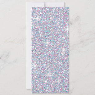 Carte White iridescent brillant