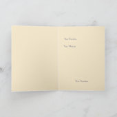 Carte White Peacocks and Flowers (Intérieur)