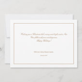 Carte White Simple Collage Holydays (Dos)