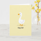 Carte White Waterfowl Easter Card (Fleur jaune)