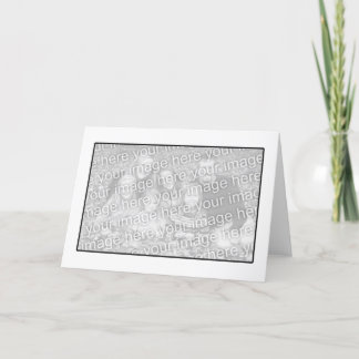 Carte White with Black Border (photo frame)