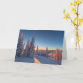 Carte Whitefish, Montana (Fleur jaune)