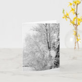 Carte Whites d'hiver (Fleur jaune)