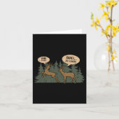 Carte Whitetail Buck Funny Deer Chasse Saison Byng Just (Fleur jaune)