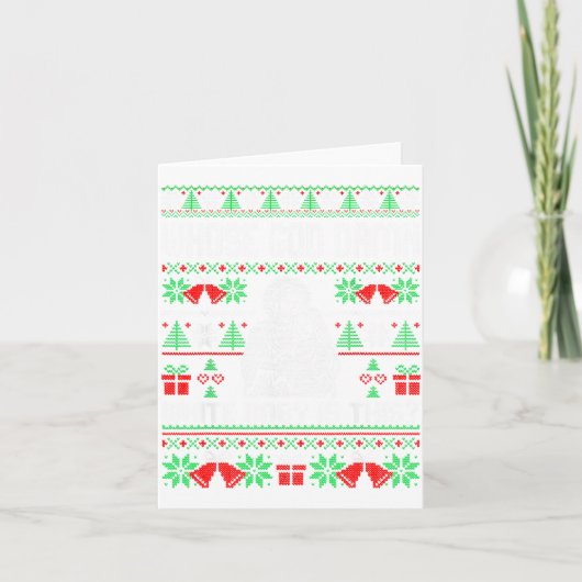 Carte Whose God White Baby Is This Funny Jesus Ugly Chri (Devant)