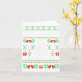 Carte Whose God White Baby Is This Funny Jesus Ugly Chri (Fleur jaune)