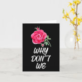 Carte Why Dont We Rose  (Fleur jaune)