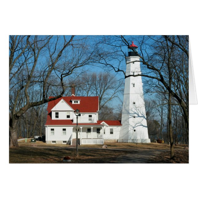 Carte WI-Card pour le lait du phare de North Point (Devant Horizontal)