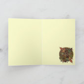 Carte Wiccan Wheel With Pentacle Greetings ou Note Cards (Intérieur)