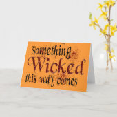 Carte Wicked (Fleur jaune)