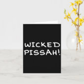 Carte Wicked Ah! Funny Awesome Er New England  (Fleur jaune)