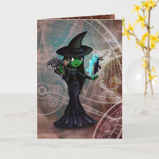 Carte Wicked Witch (Fleur jaune)