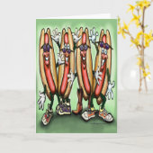 Carte Wiener Party (Fleur jaune)