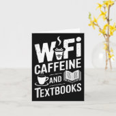 Carte Wifi Caféine Et Manuels (Fleur jaune)