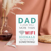 Carte WIFI pour la Fête des Pères pour Papa