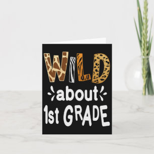 Carte Wild À propos de 1ère année Bienvenue Retour à l'é
