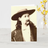CARTE WILD BILL HICKOK (Fleur jaune)